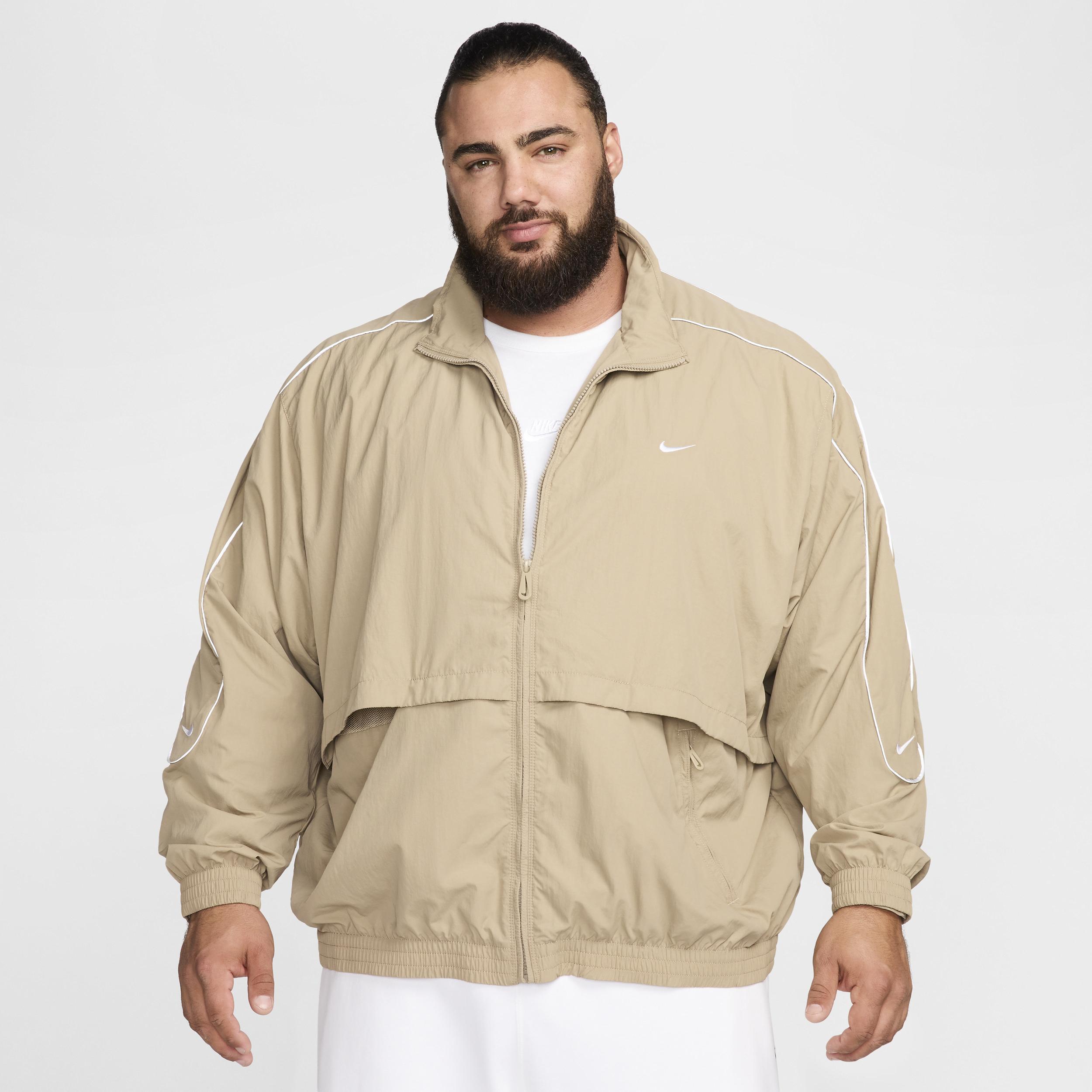 Mens Nike Sportswear Solo Swoosh Woven Track Jacket Product Image