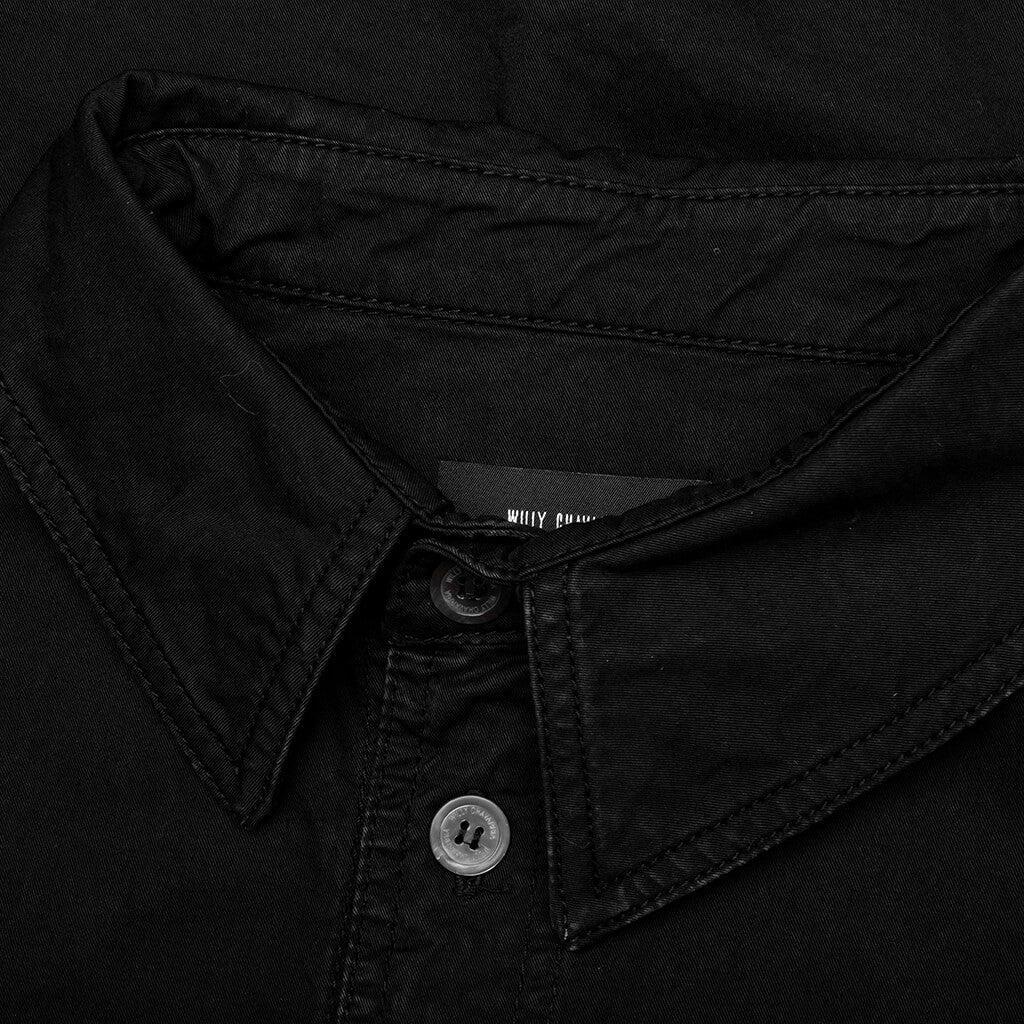1952 Poplin Boxy Fit Shirt - Black Male Product Image