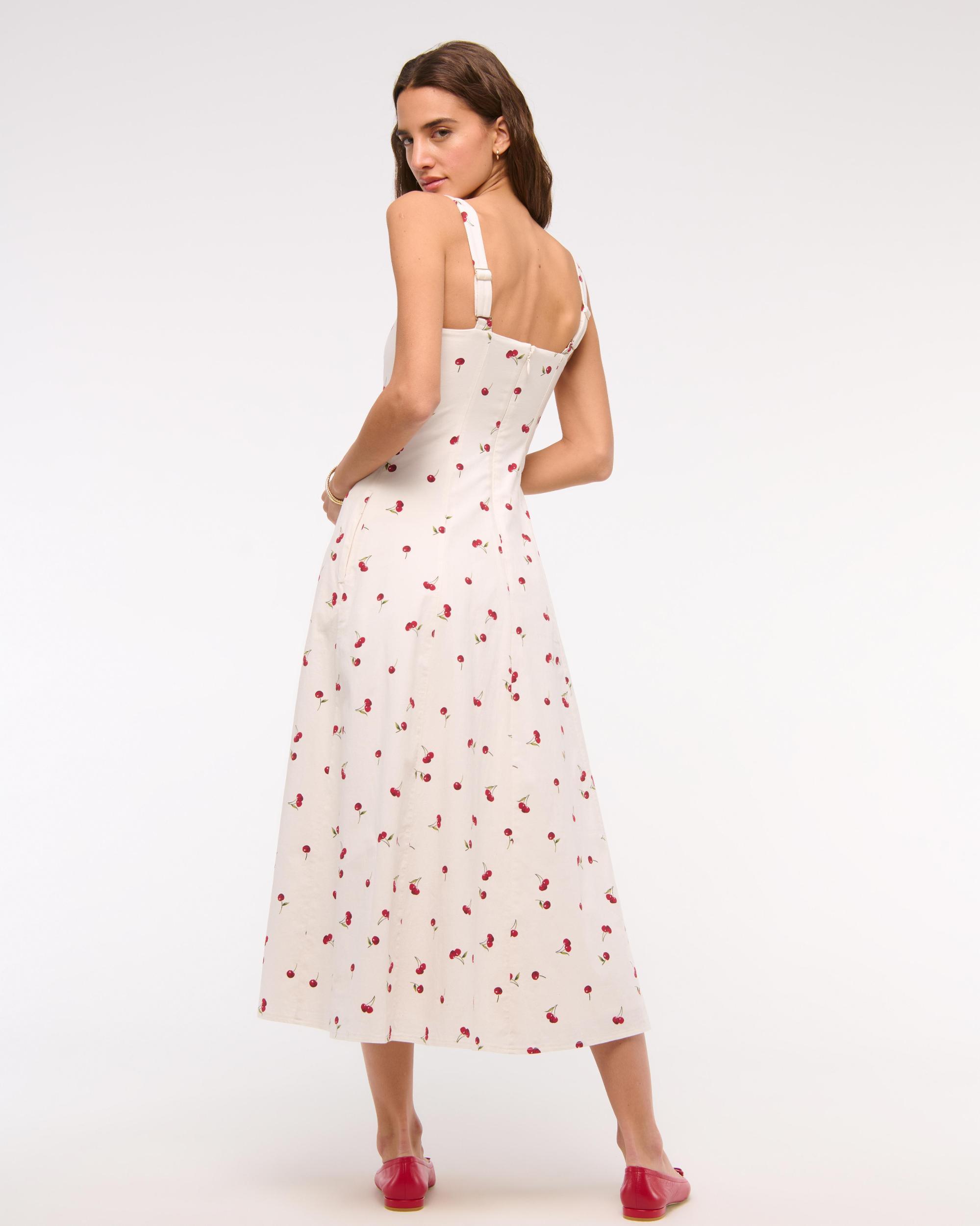 The A&F Mila Midi Dress Product Image