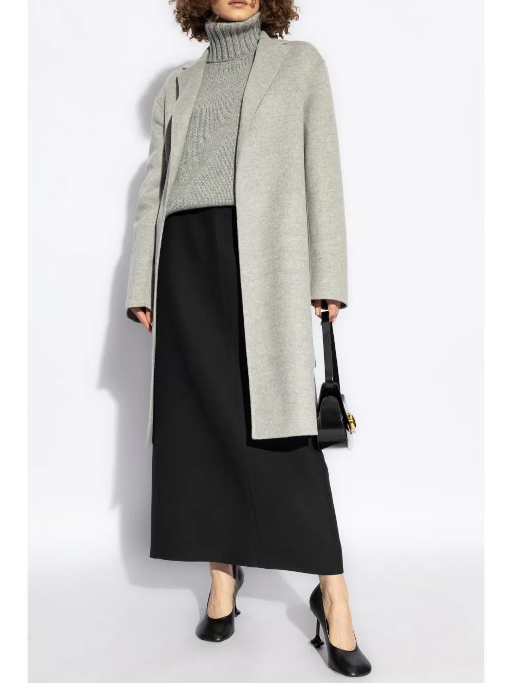 FABIANA FILIPPI Mid-lenght Coat In White Product Image