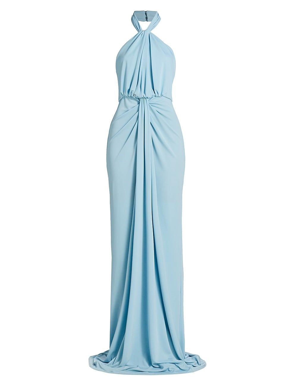 Womens Kaily Jersey Halter Gown Product Image