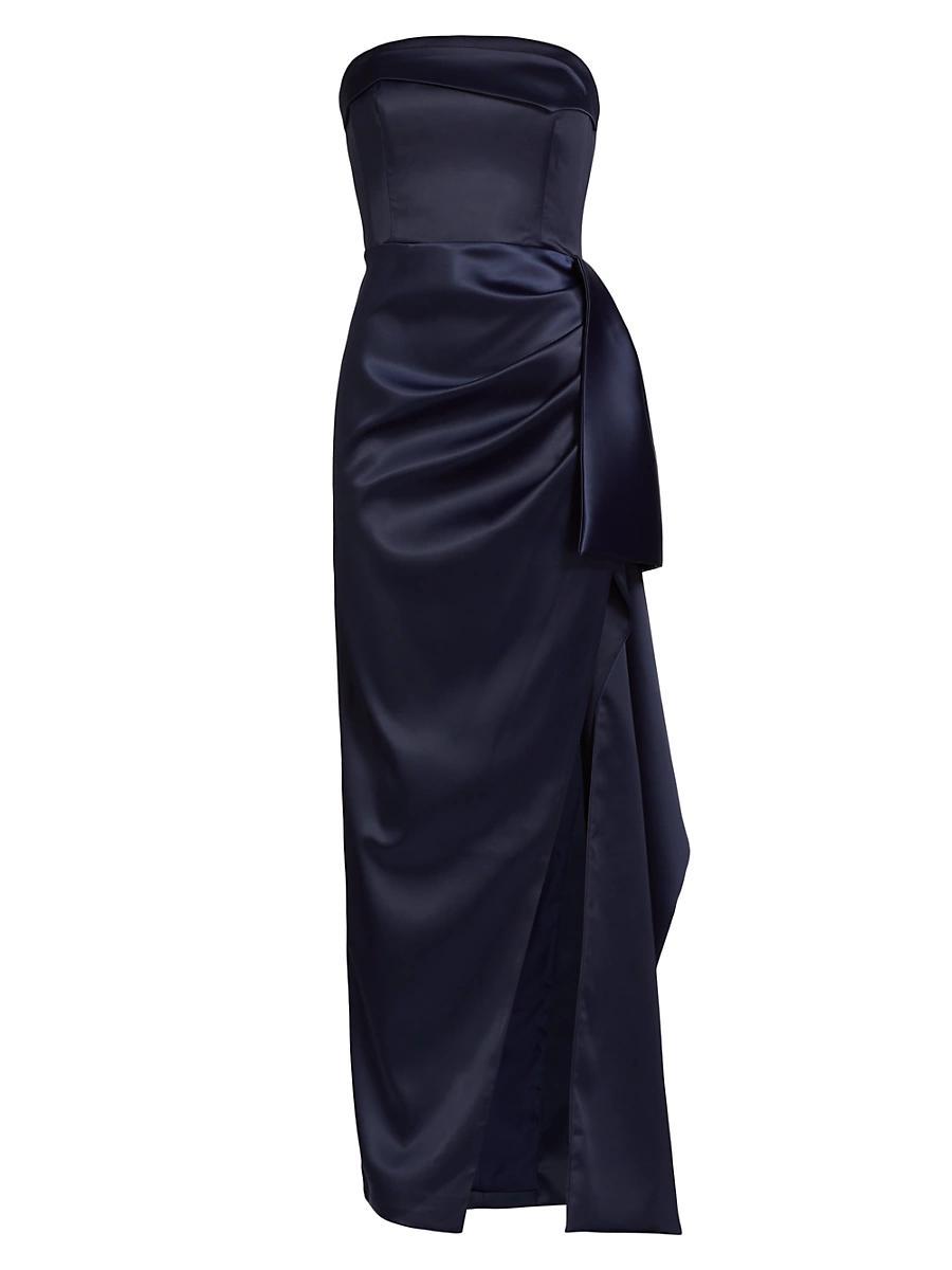 Womens Erelyn Satin Strapless Gown Product Image