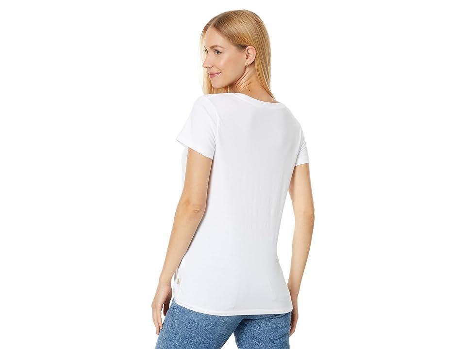 L.L.Bean Soft Stretch Supima Tee Scoop Neck Short Sleeve Women's Clothing Product Image