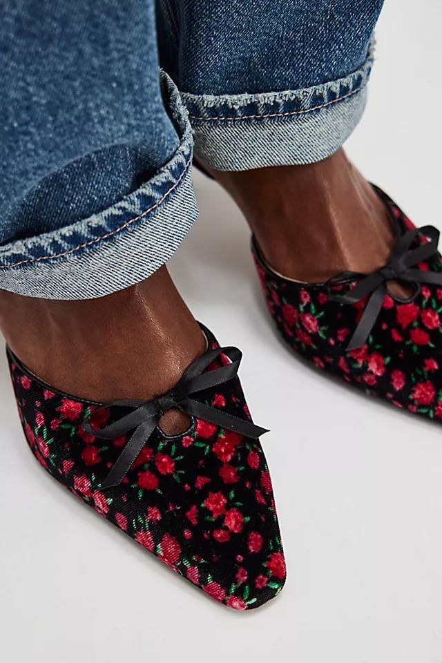 For Love & Lemons Lyana Slingback Heels Product Image