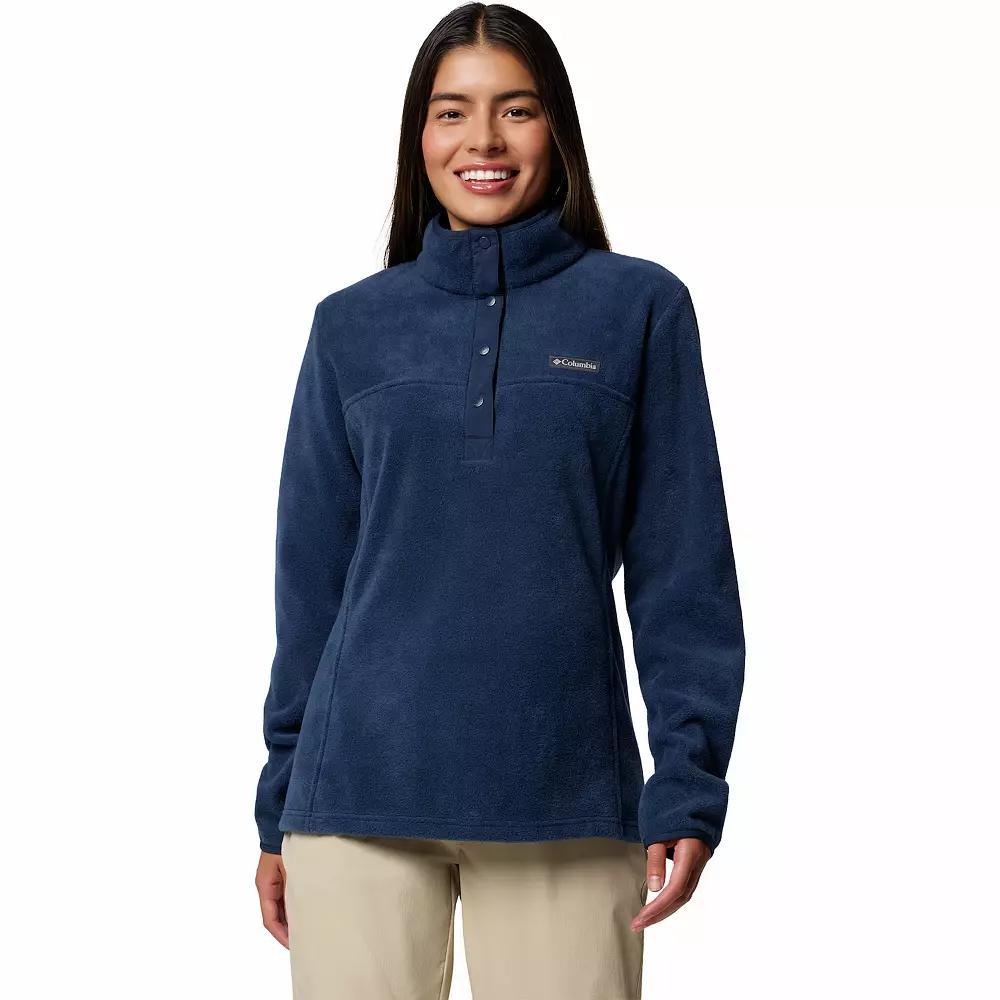 Women's Columbia Benton Springs 1/2 Snap Pullover, Size: XL, Canoe Yellow Wash Product Image