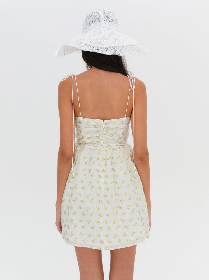 Kiela Mini Dress — Yellow Product Image