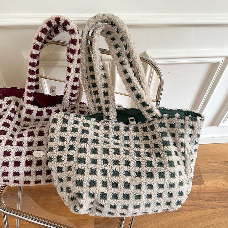 Plaid Tote Bag Product Image