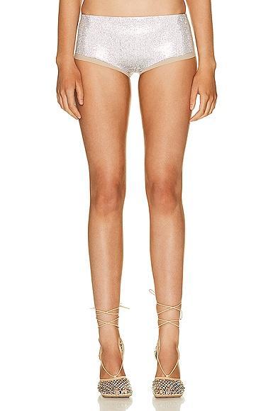 Nue Studio Short in Metallic Silver Product Image