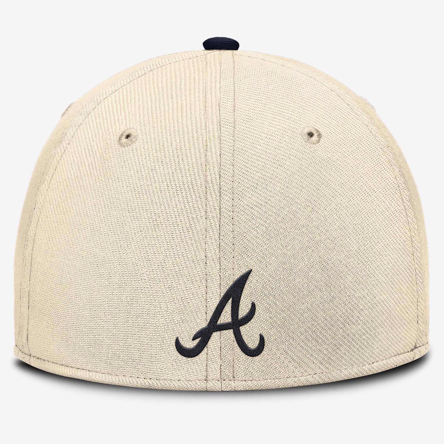 Atlanta Braves Statement Rise Swoosh Men's Nike Dri-FIT MLB Hat Product Image