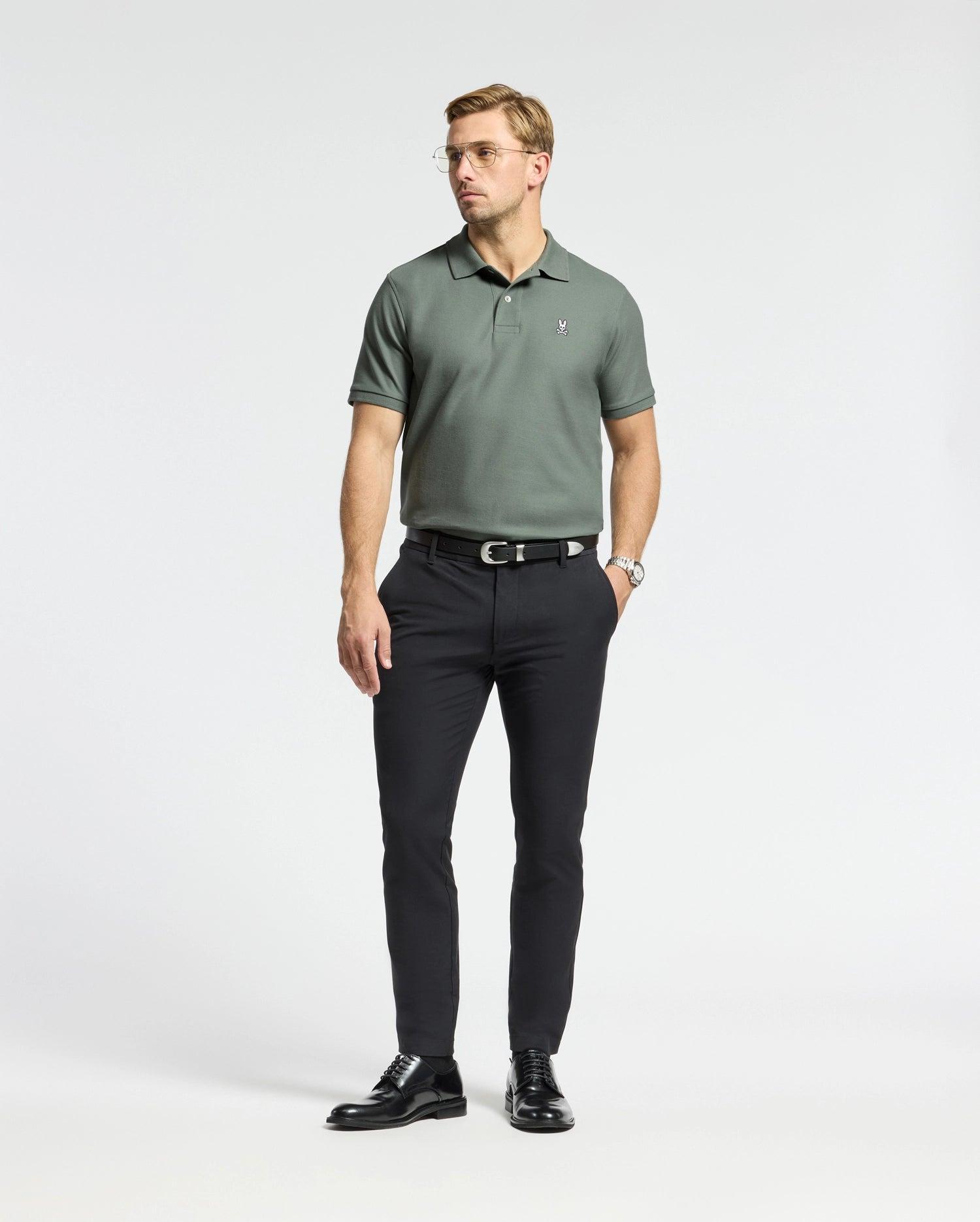 MENS CLASSIC PIQUE POLO SHIRT - B6K001B200 Product Image