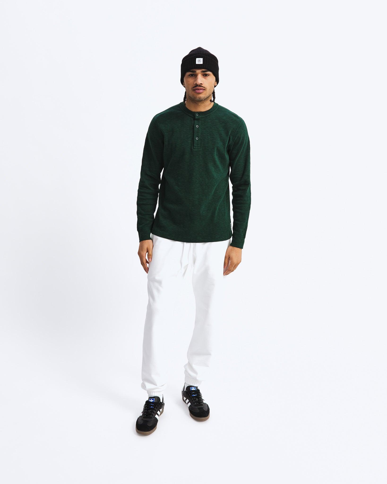 1X1 Slub Slim Henley Male Product Image
