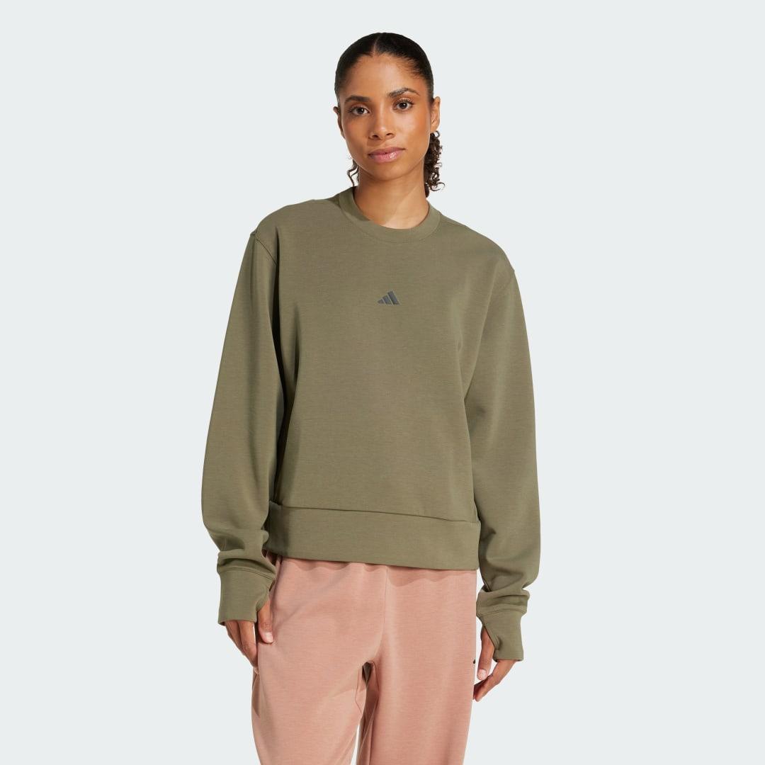 Designed-for-Training Warm-Up Crewneck Sweatshirt Product Image