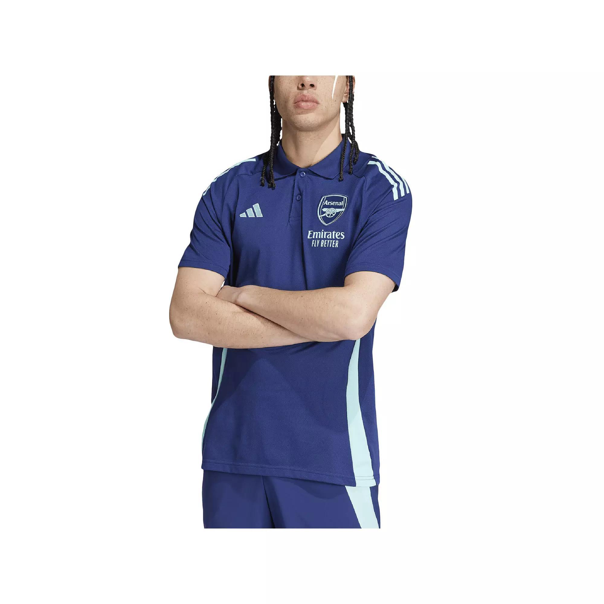 Mens adidas Blue Arsenal Tiro 24 Polo Product Image