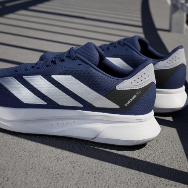 adidas Duramo SL 2 Men's Running Shoes, Size: 11, Dark Blue Silver Product Image
