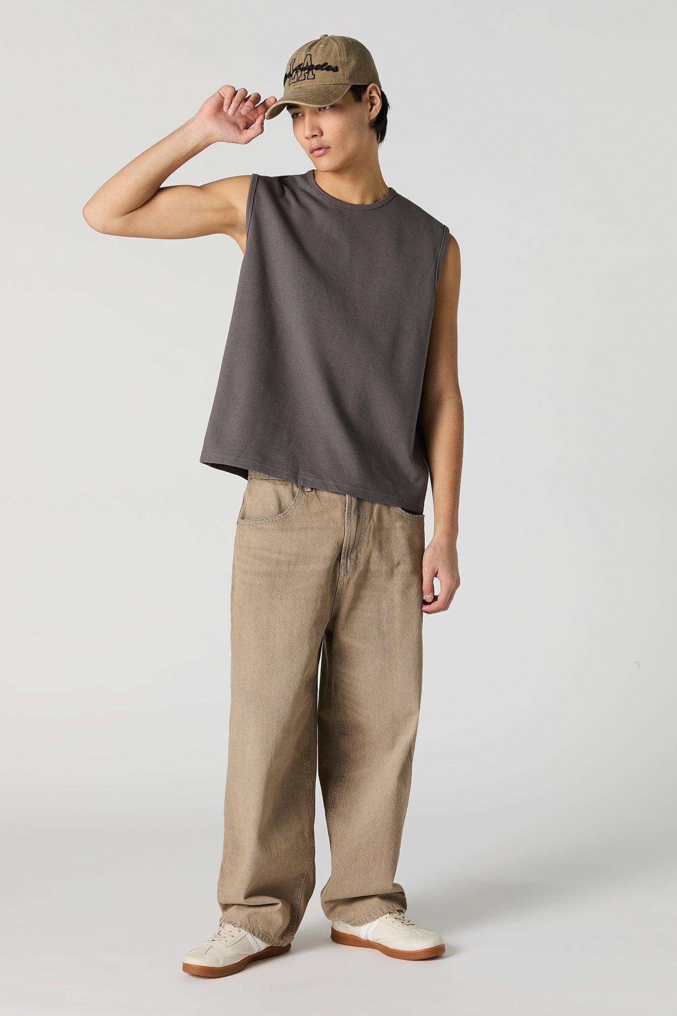 Solid Boxy Tank Male Product Image