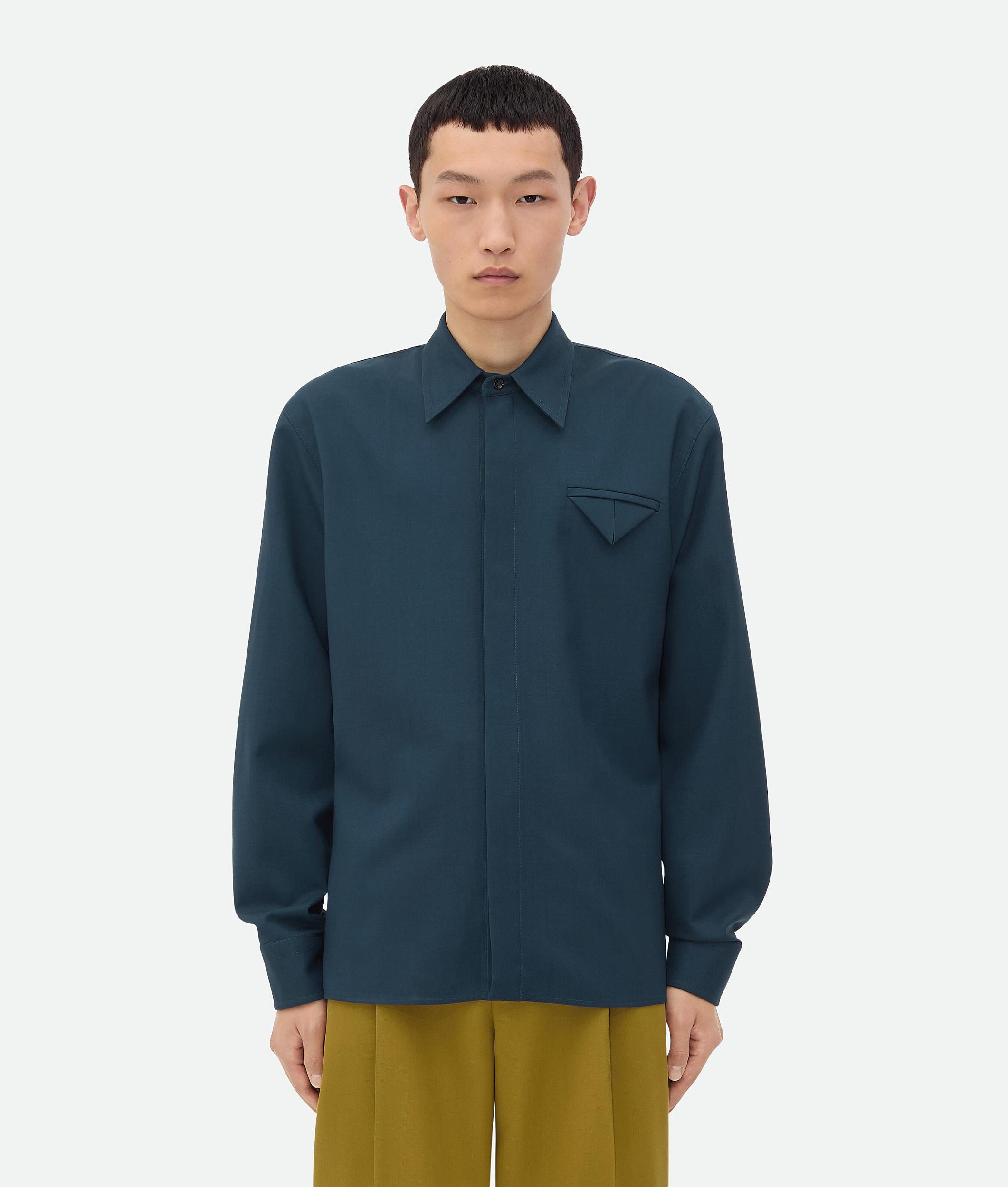 Men's Wool Grain De Poudre Trousers in Limonite Product Image