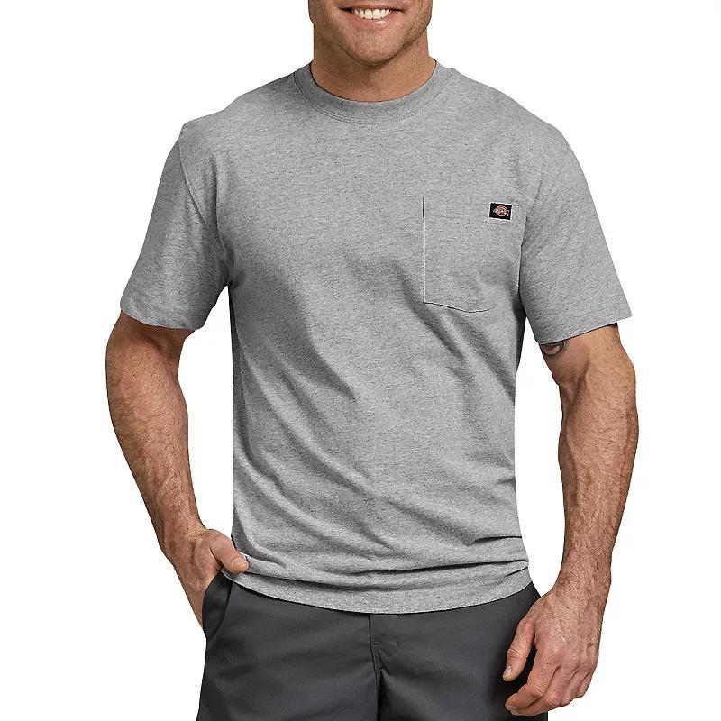 Men's Dickies Heavyweight Crewneck Tee, Size: XL, Hunter Green Dye Product Image
