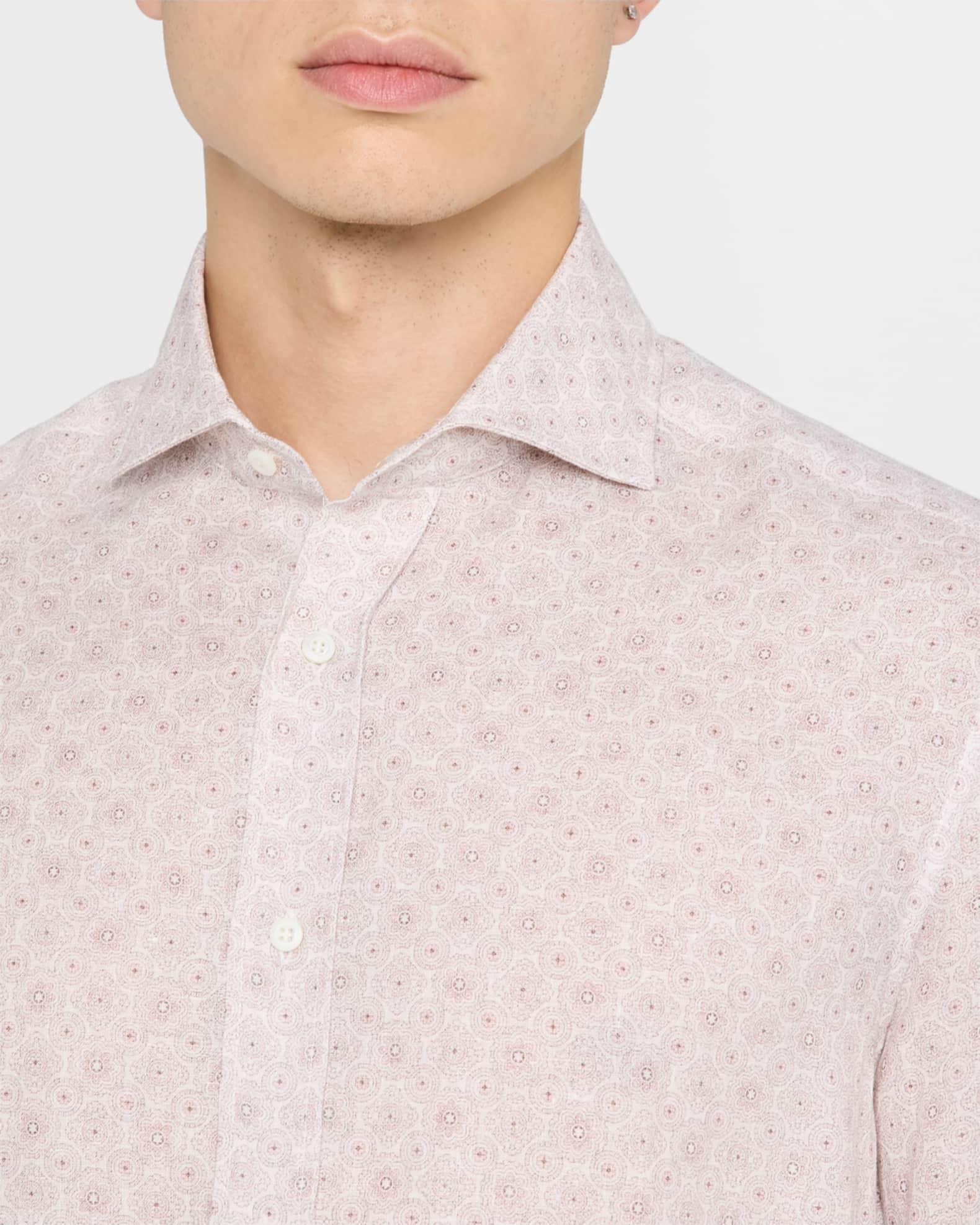 Men's Linen Medallion Sport Shirt Product Image