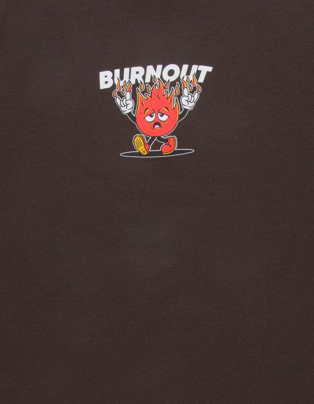 12OZ CLUB Burnout Mens Tee - BROWN Product Image