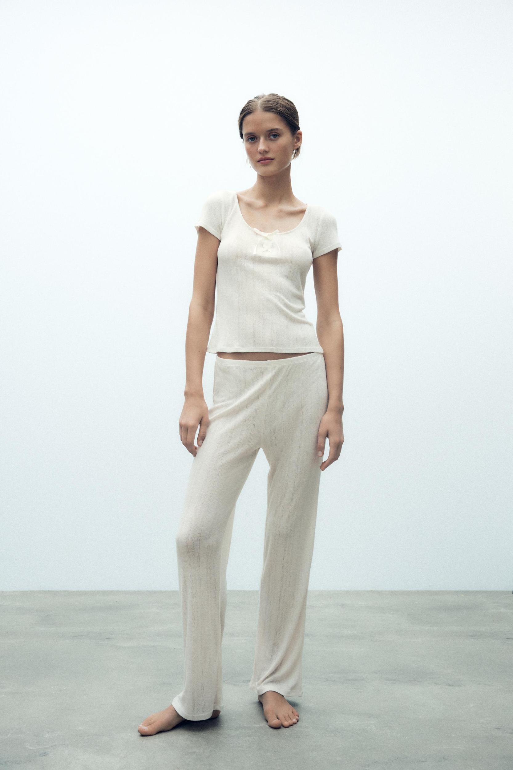 POINTELLE PANTS Product Image