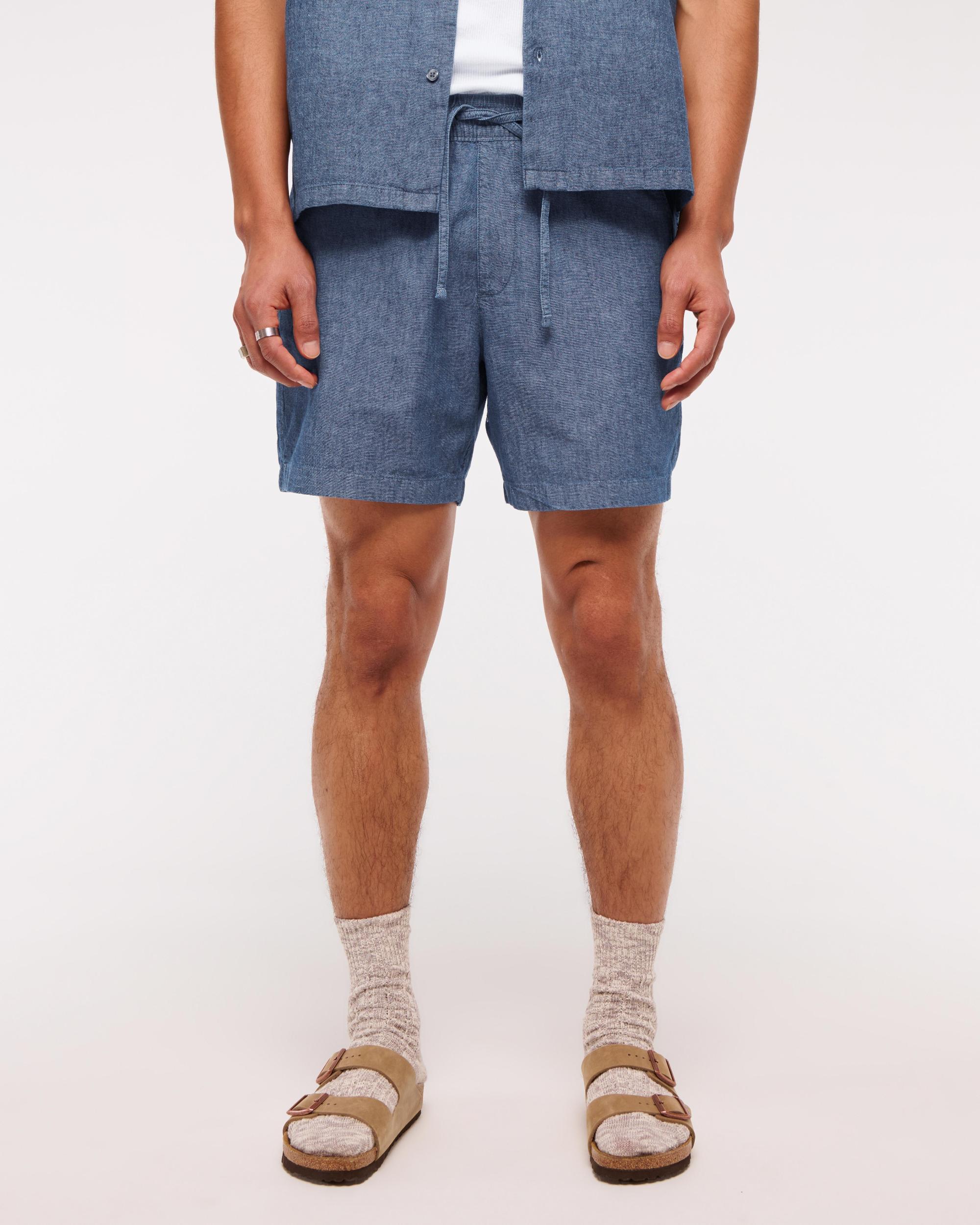 Cotton Texture Pull-On Short Product Image