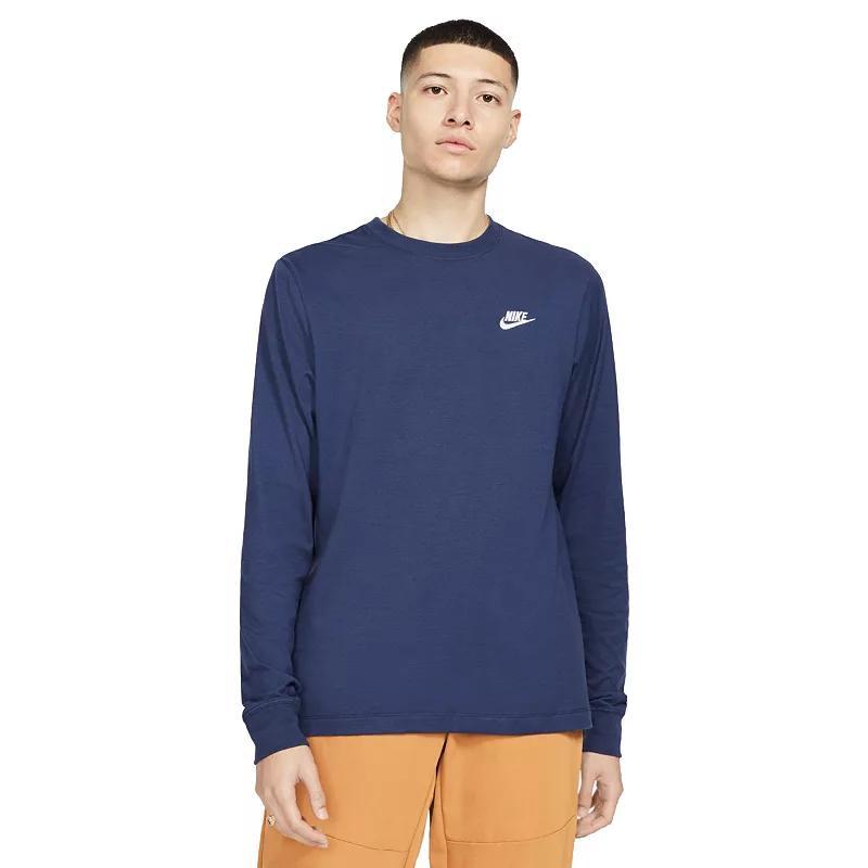 Men's Nike Sportswear Club Long-Sleeve T-Shirt Product Image