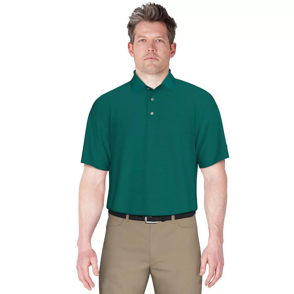 Men's Grand Slam Classic-Fit Solid Golf Polo, Size: Large, Deep Green Product Image