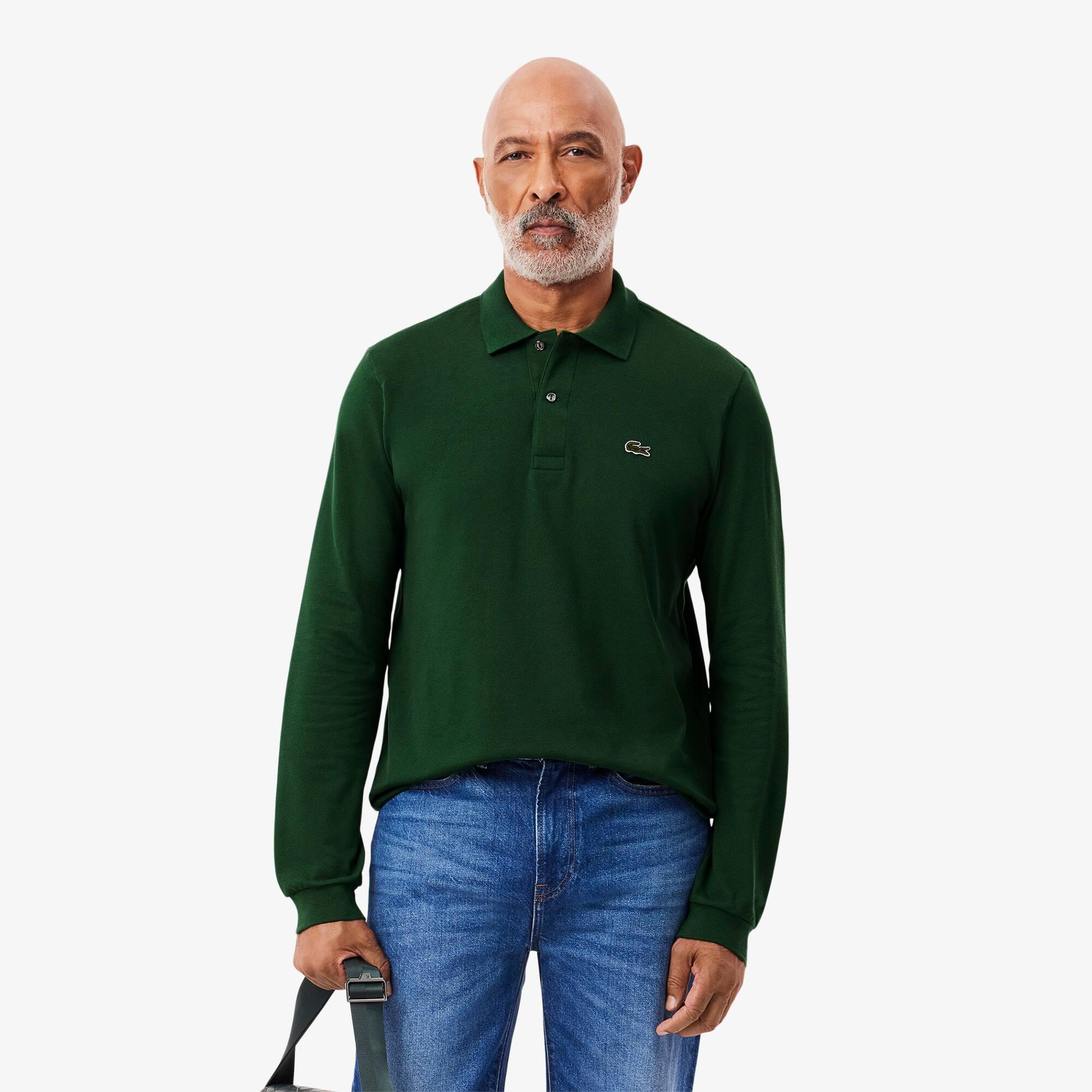 Classic Fit Long Sleeved L.12.12 Polo Shirt Product Image