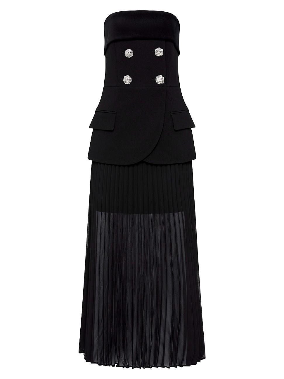 Womens Celia Strapless Combo Midi-Dress Product Image