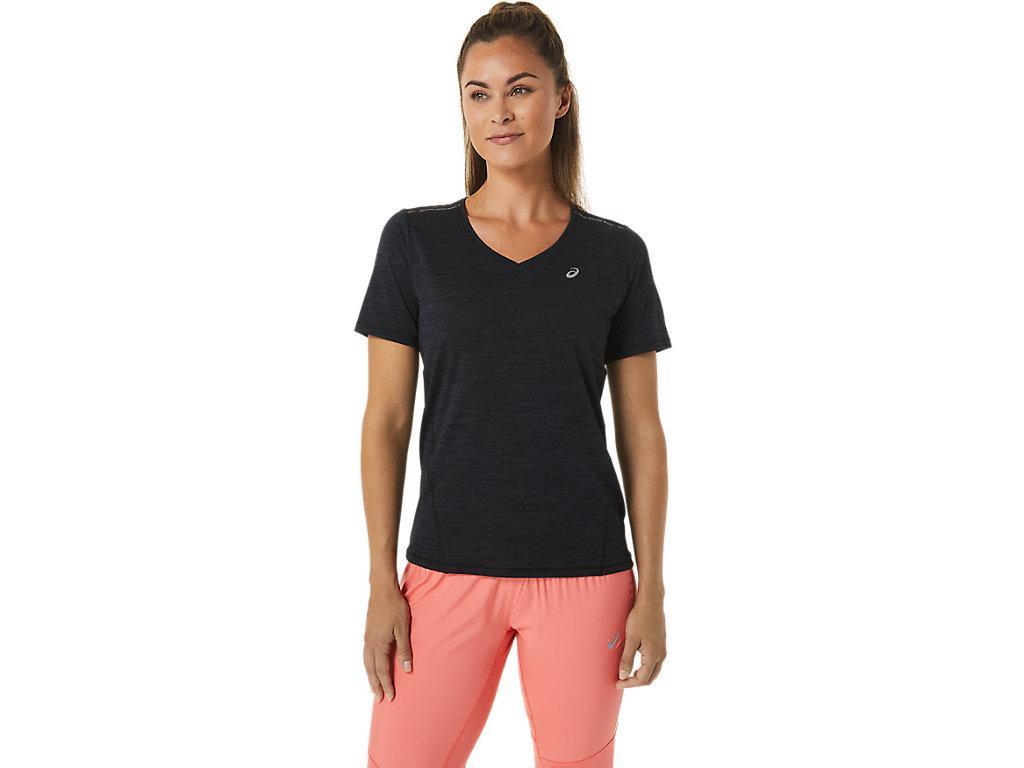 Womens Race V-Neck Short Sleeve Top Product Image