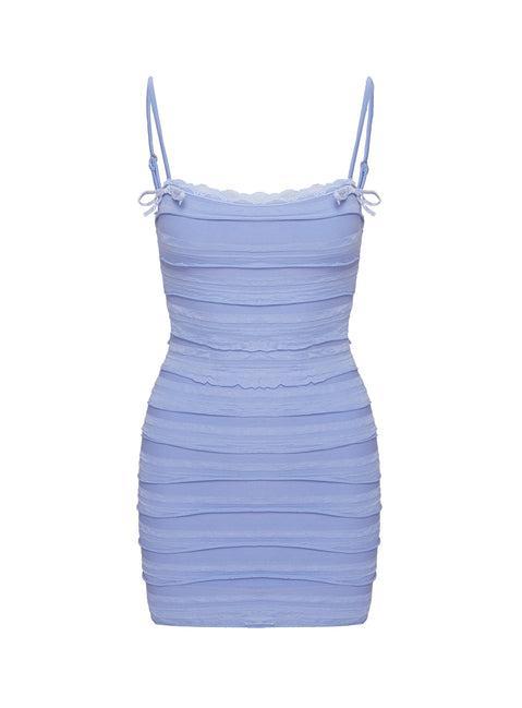Gradine Mini Dress Blue Product Image