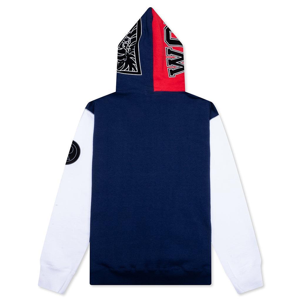 Shark Full Zip Hoodie UK - Navy Male Product Image