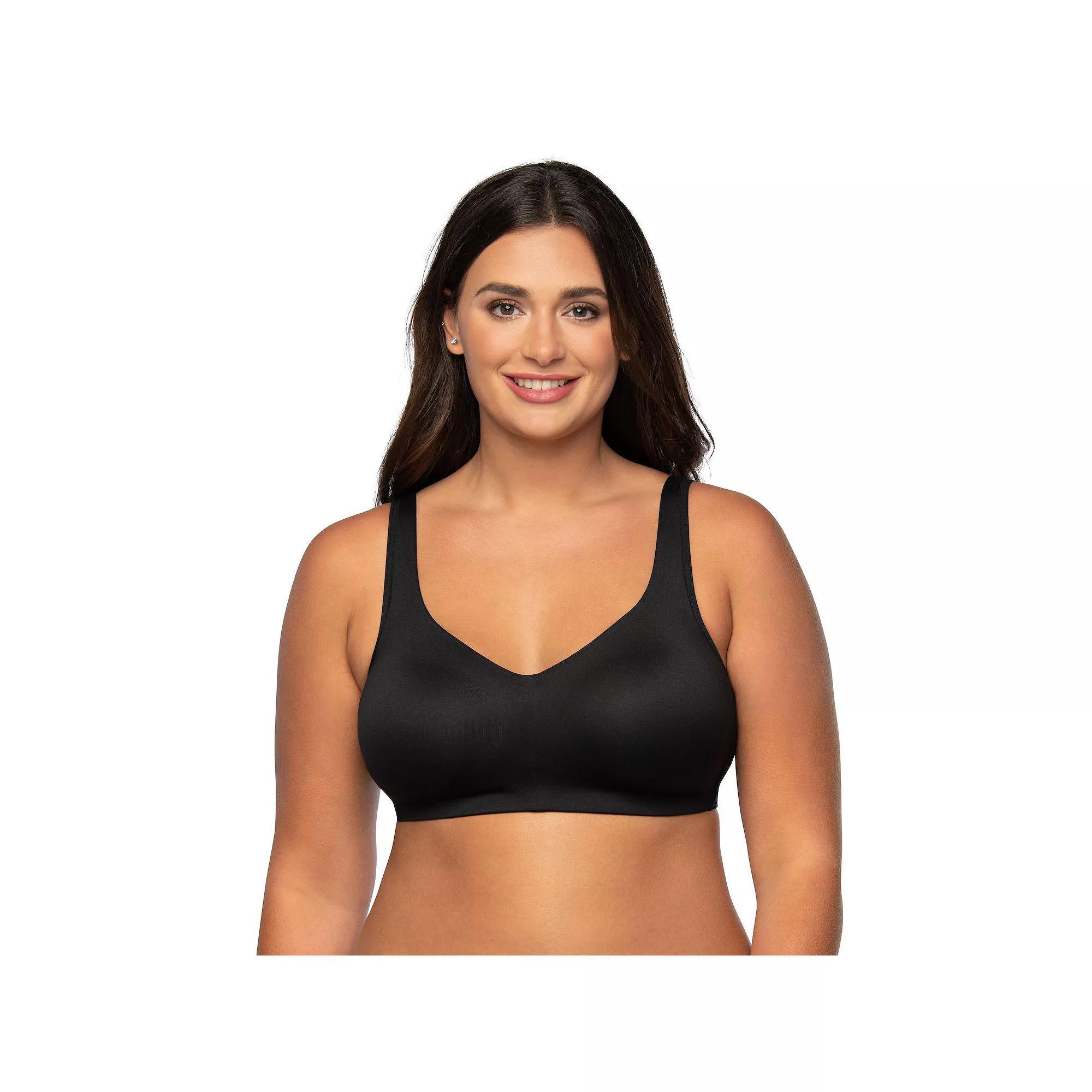 Vanity Fair Lingerie Beyond Comfort Simple Sizing Wireless Bra 72204, Womens Black Black Product Image
