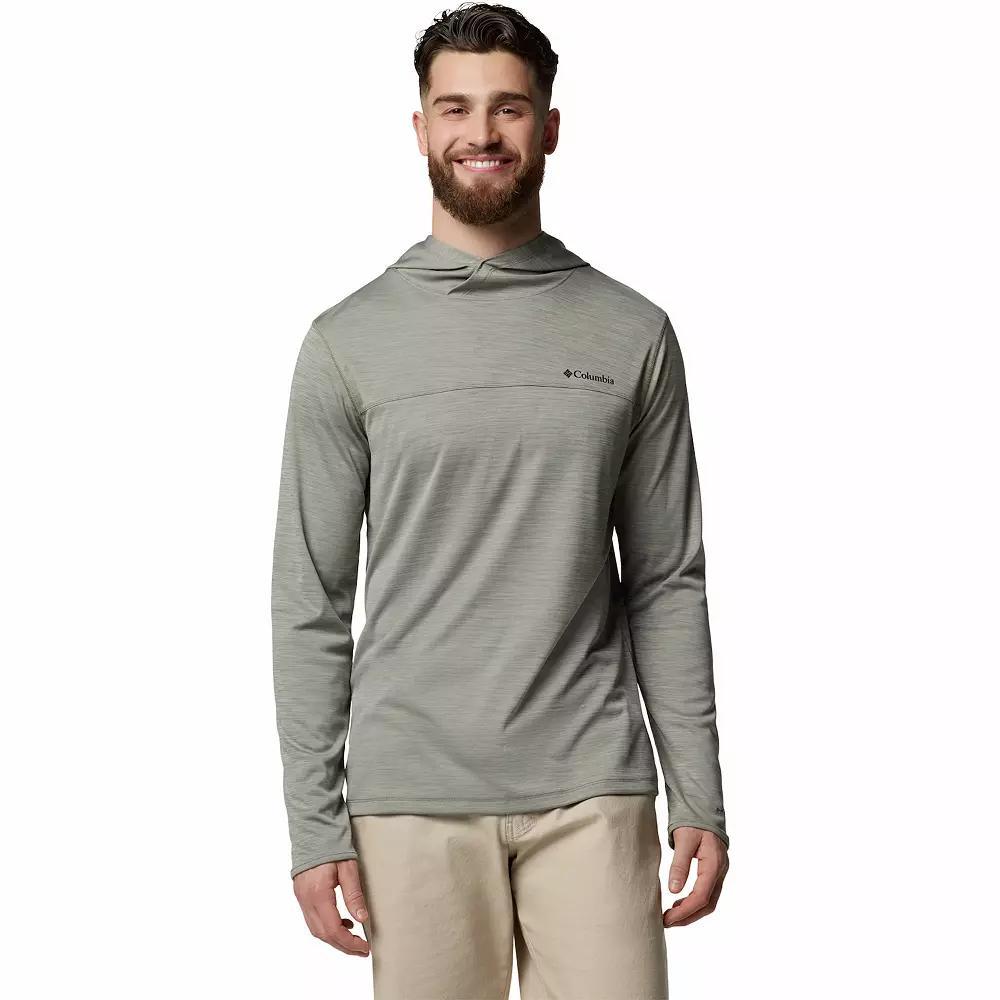 Men's Columbia Sage Peak Knit Hoodie, Size: XL, Dark Mountain Grey Product Image