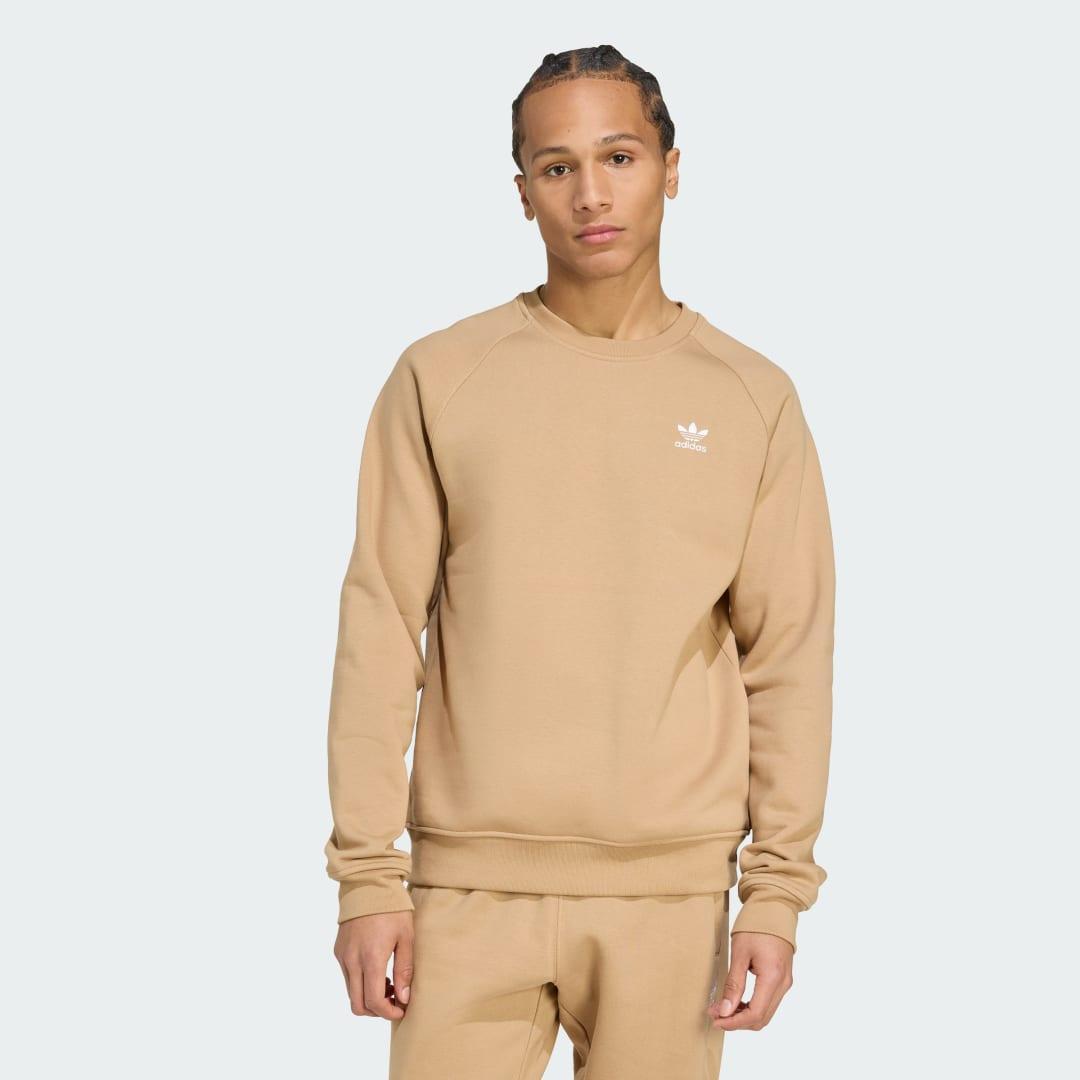 adidas Trefoil Essentials Crew Sweatshirt Night Indigo 2XL Mens Product Image