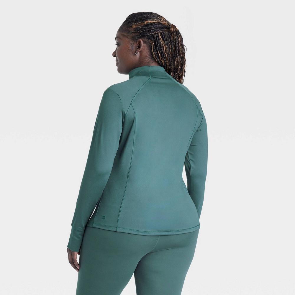 Women's Full Zip Jacket - All In Motion™ Green XS Product Image