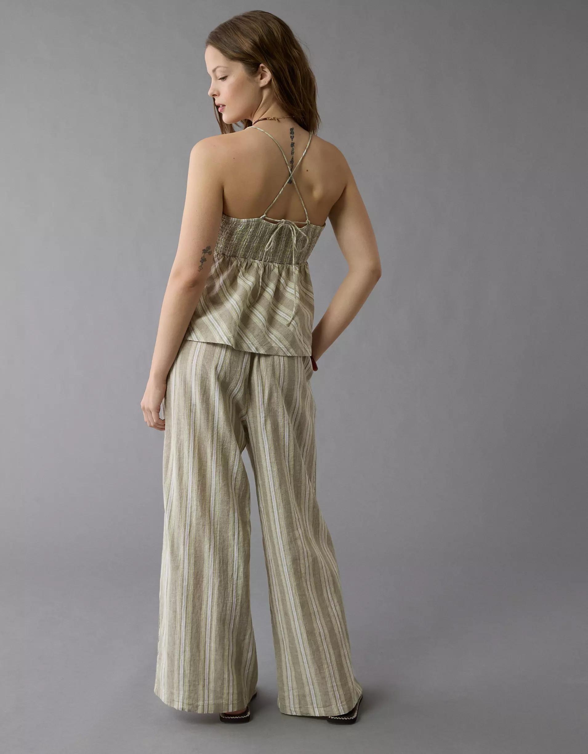 AE Striped Halter Top Product Image