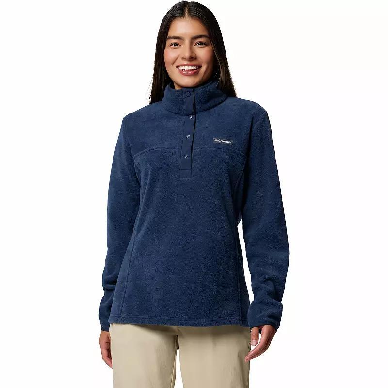 Women's Columbia Benton Springs 1/2 Snap Pullover, Size: XL, Canoe Yellow Wash Product Image