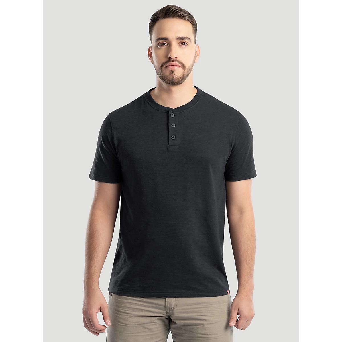 Men's Slub Knit Henley in Mirage Product Image
