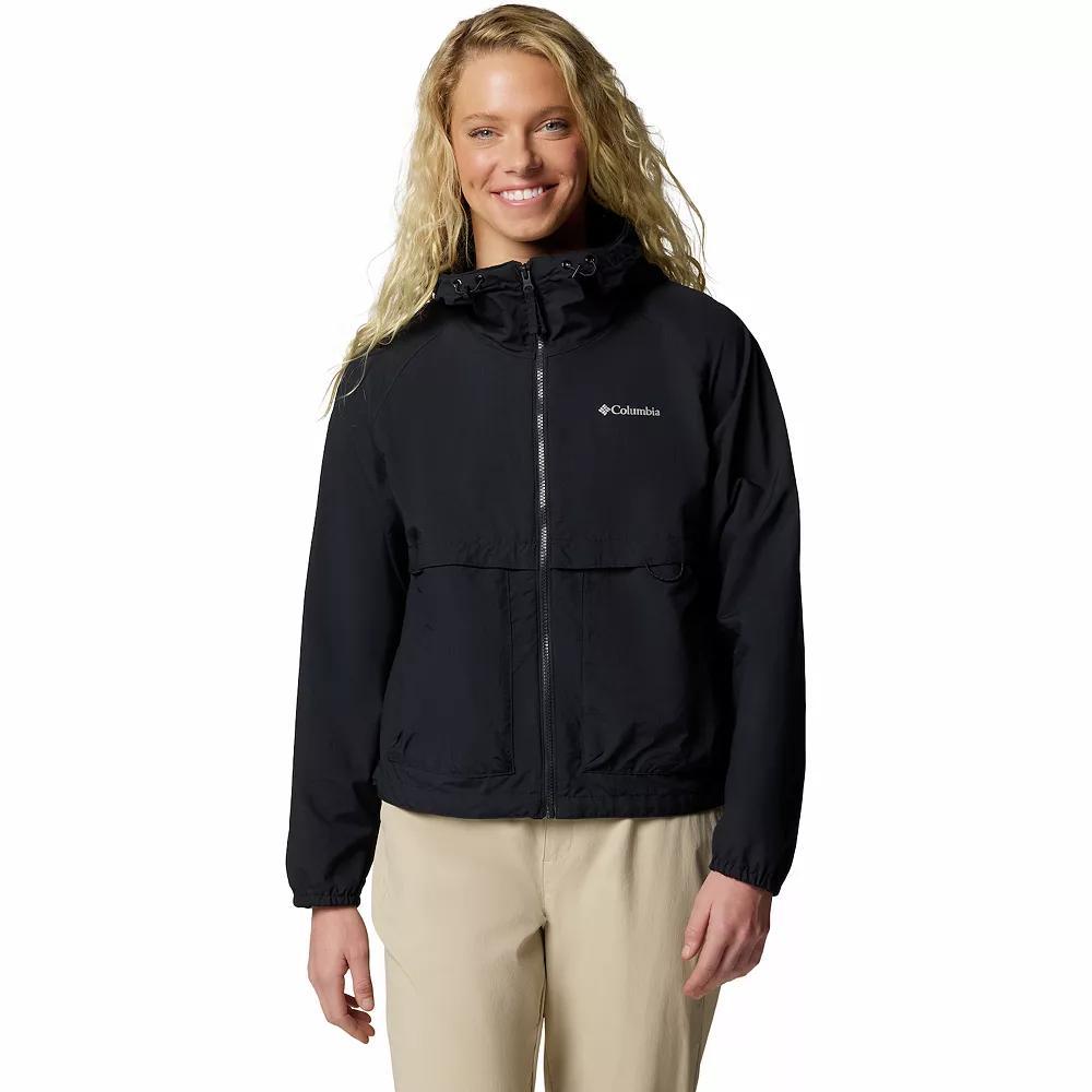 Women's Columbia Spire Valley Omni-SHIELD™ Windbreaker Jacket, Size: XXL, Clematis Blue Spray Product Image