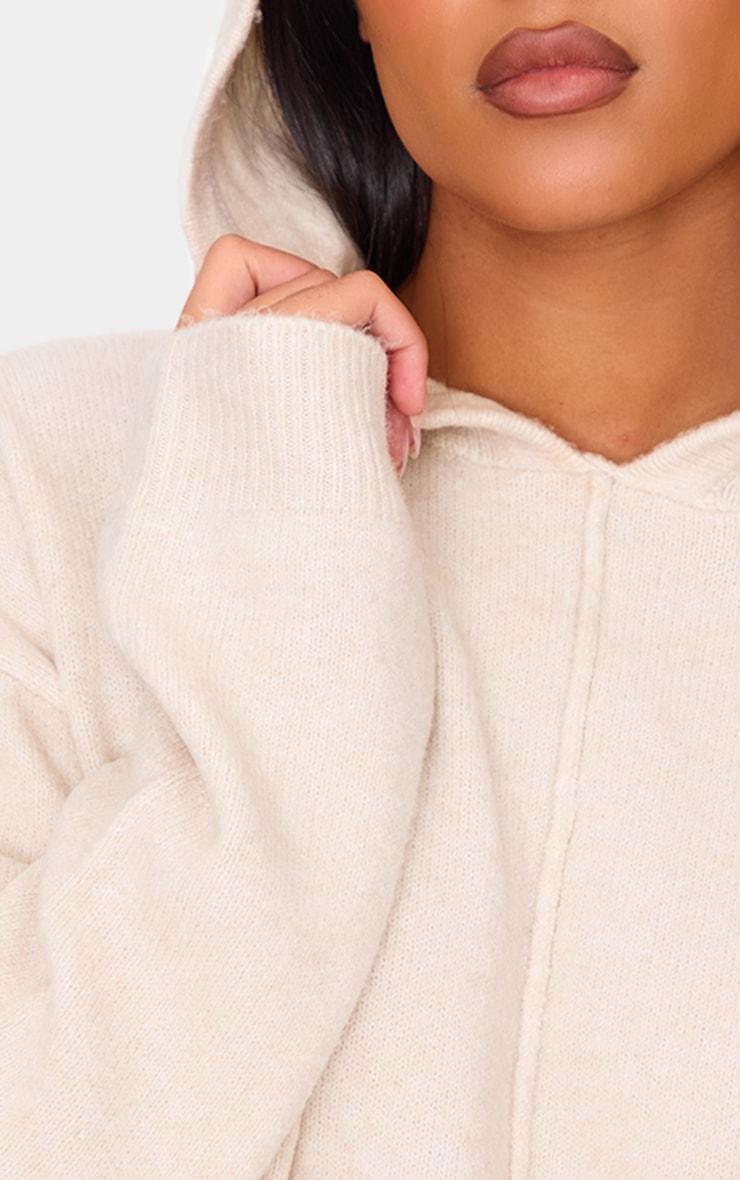 Tall Stone Soft Knit Oversized Hoodie Product Image