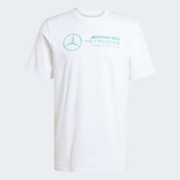 adidas Mercedes - AMG Petronas Formula One Team DNA Graphic Tee White 2XL Mens Product Image