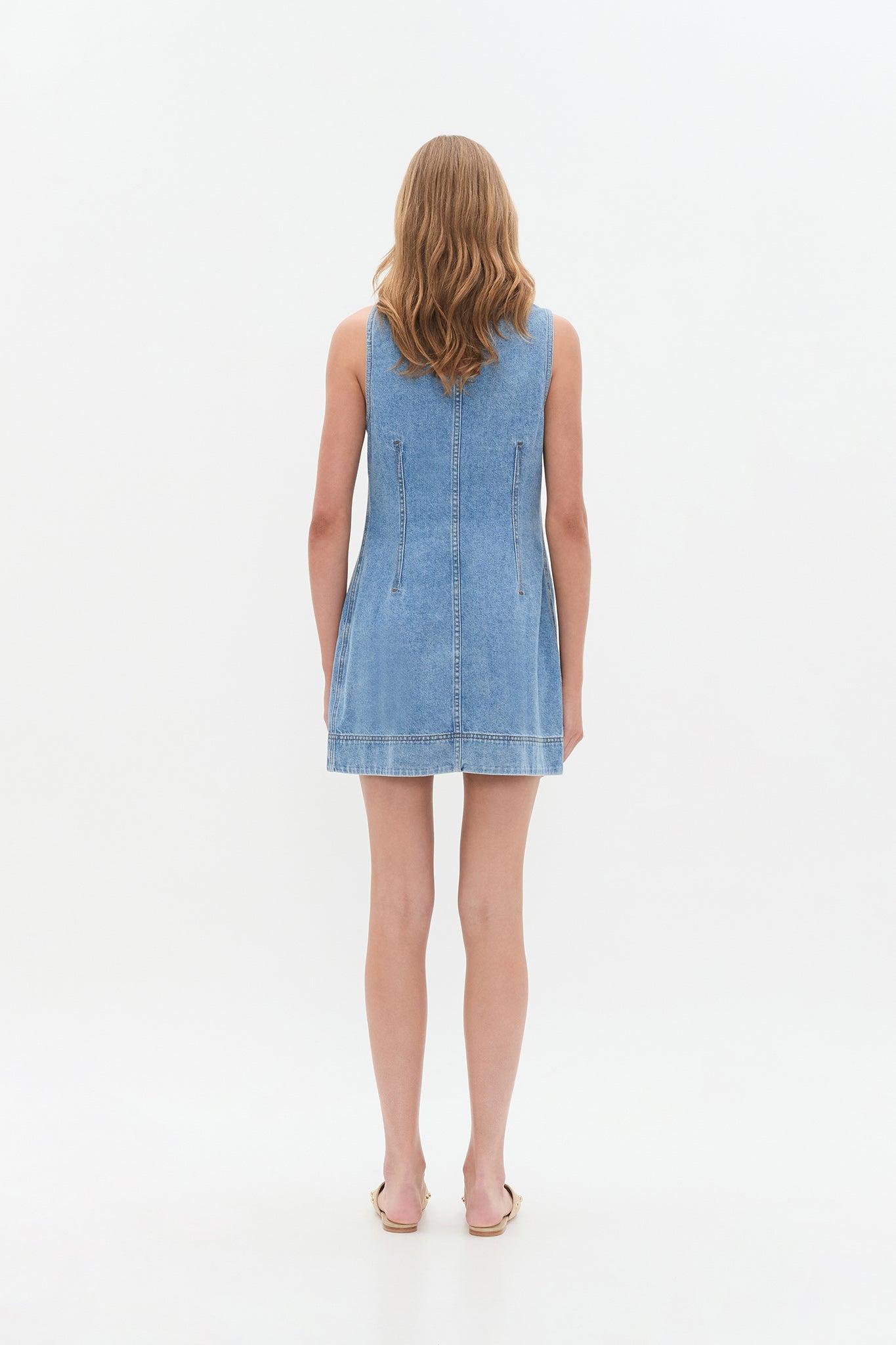 Holland Denim Mini Dress Product Image