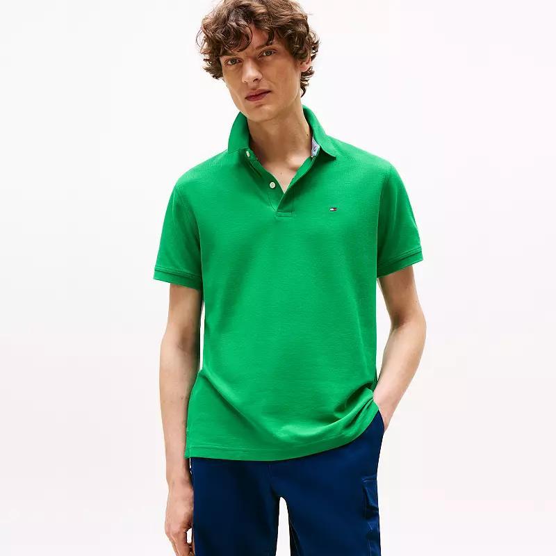 Men's Tommy Hilfiger Justin Polo, Size: XXL, Parade Blue Product Image