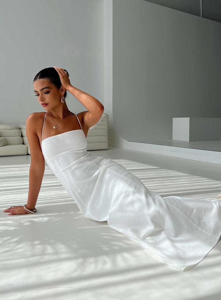 Brightwell Maxi Dress White Product Image