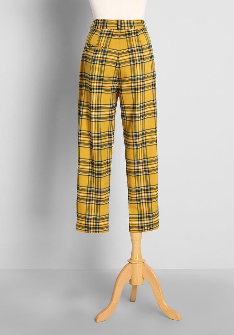 Falling Plaid-ly In Love Pants Product Image