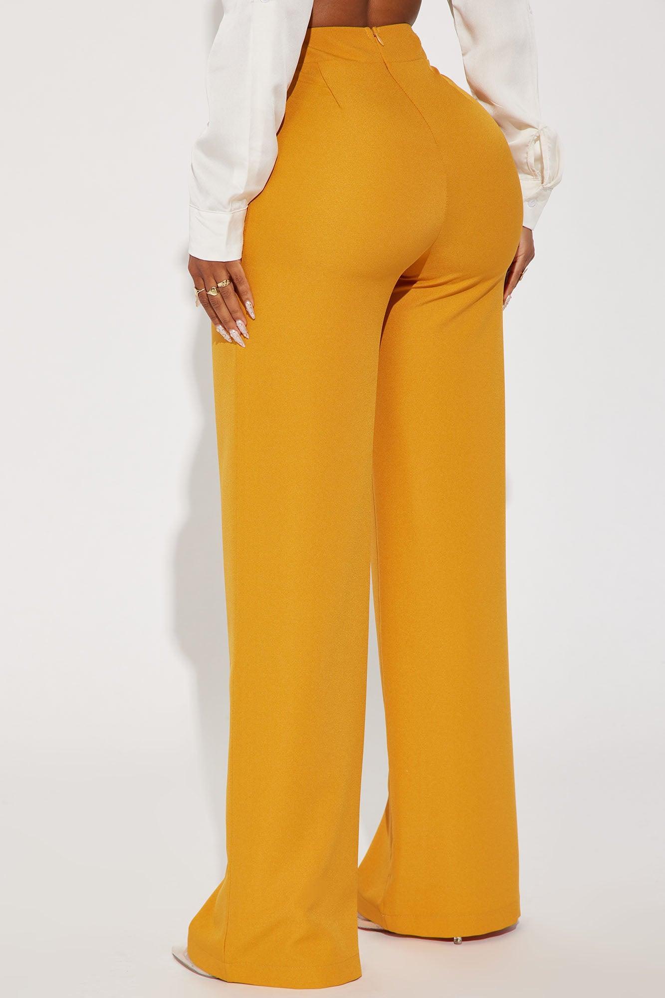 Feeling Focused Trouser - Mustard Product Image