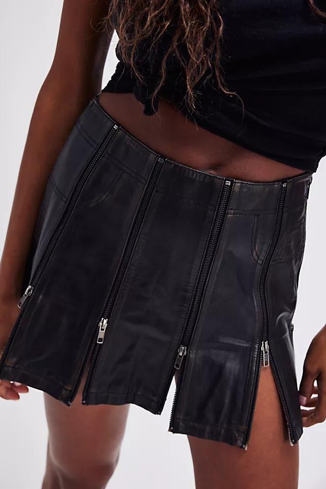 FP x Understated Leather Zipper Skirt Product Image
