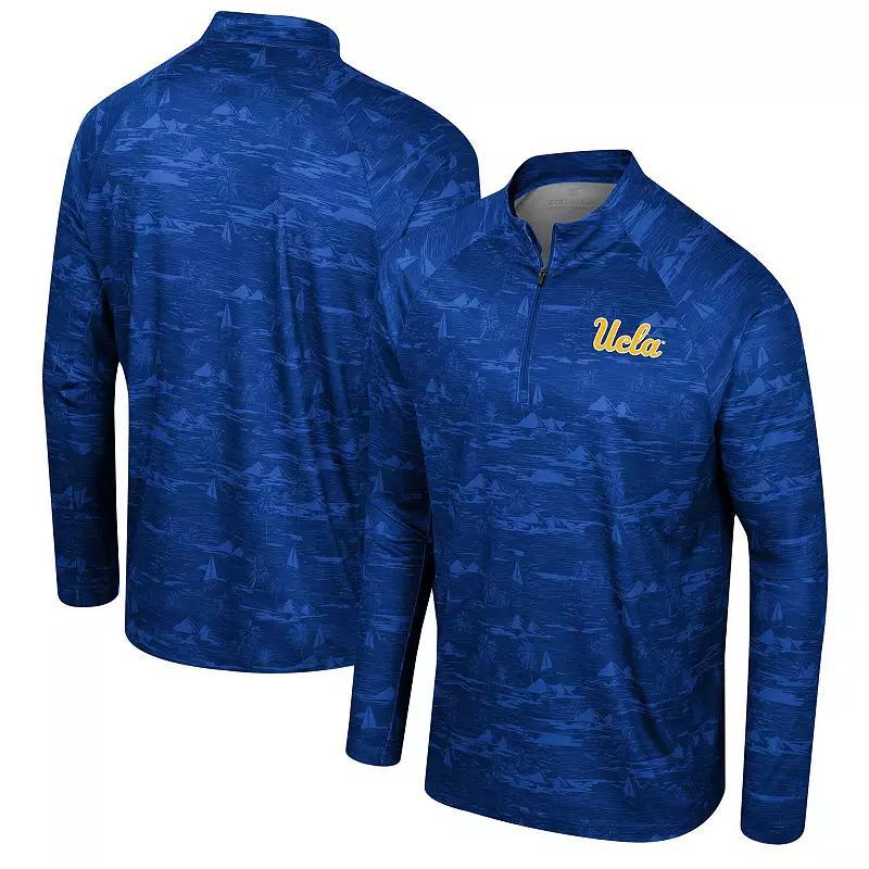 Men's Colosseum Purple TCU Horned Frogs Carson Raglan Quarter-Zip Jacket, Size: Medium Product Image
