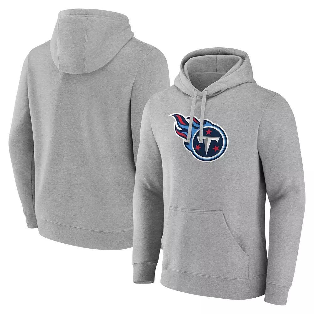 Men's Fanatics Heather Gray Tennessee Titans Deliver Fleece Pullover Hoodie, Size: XL, Grey Product Image